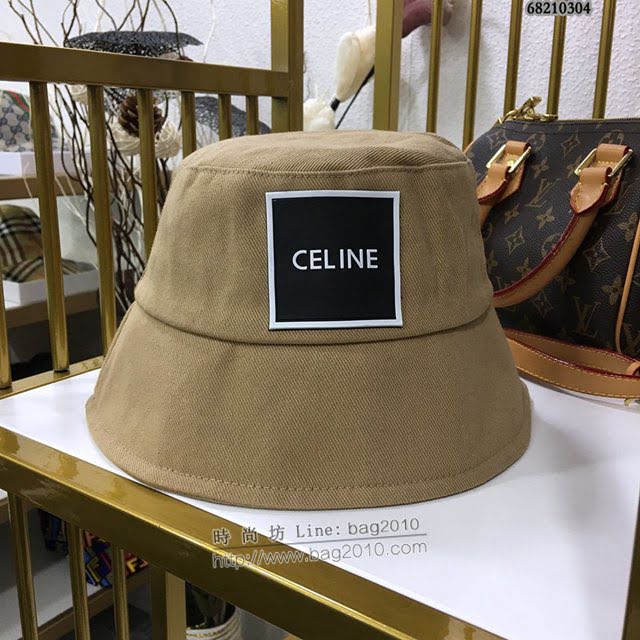 CELINE男女同款帽子 賽琳遮臉漁夫帽遮陽帽  mm1096